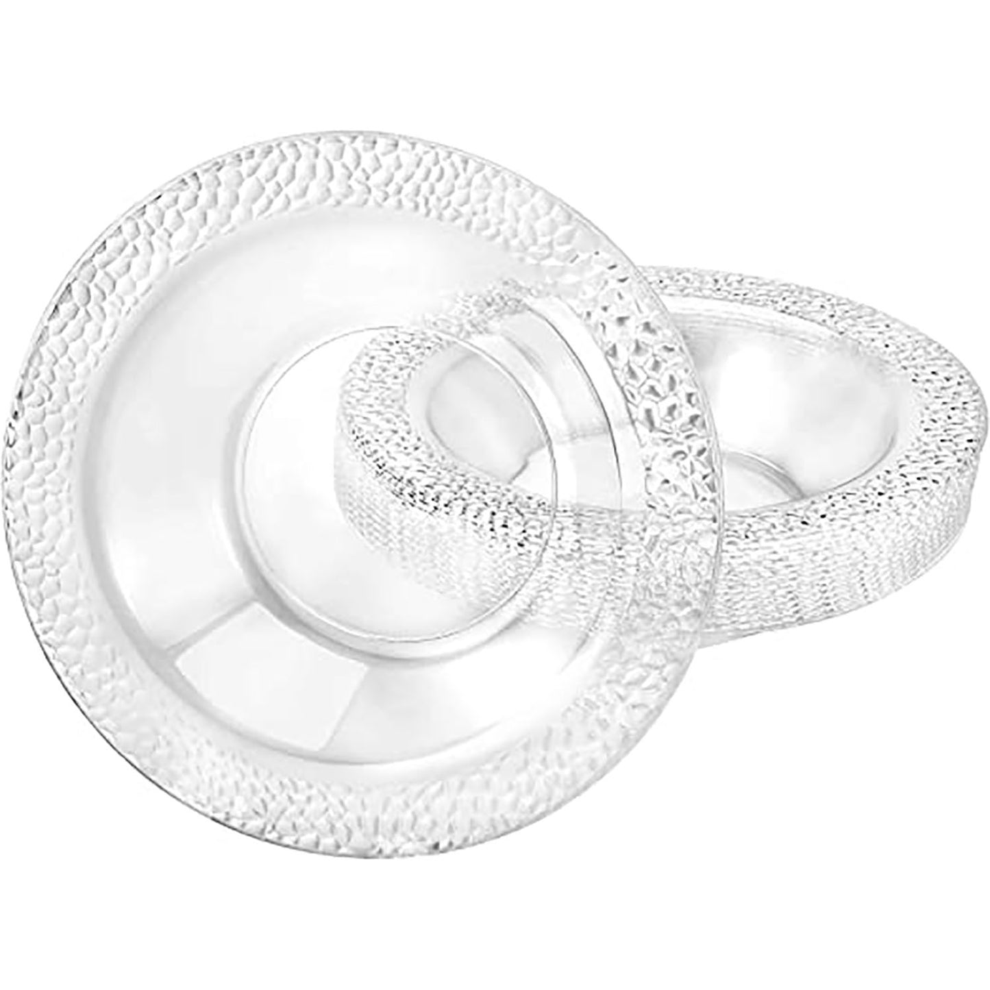 Lillian Tablesettings Pebbled Plastic Bowl Clear 14 oz Tablesettings Lillian