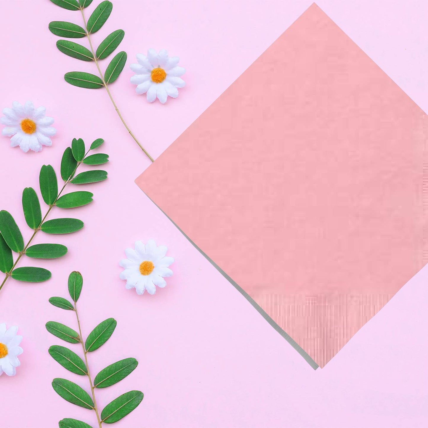 Light Pink Guest Towels Napkins Party Dimensions