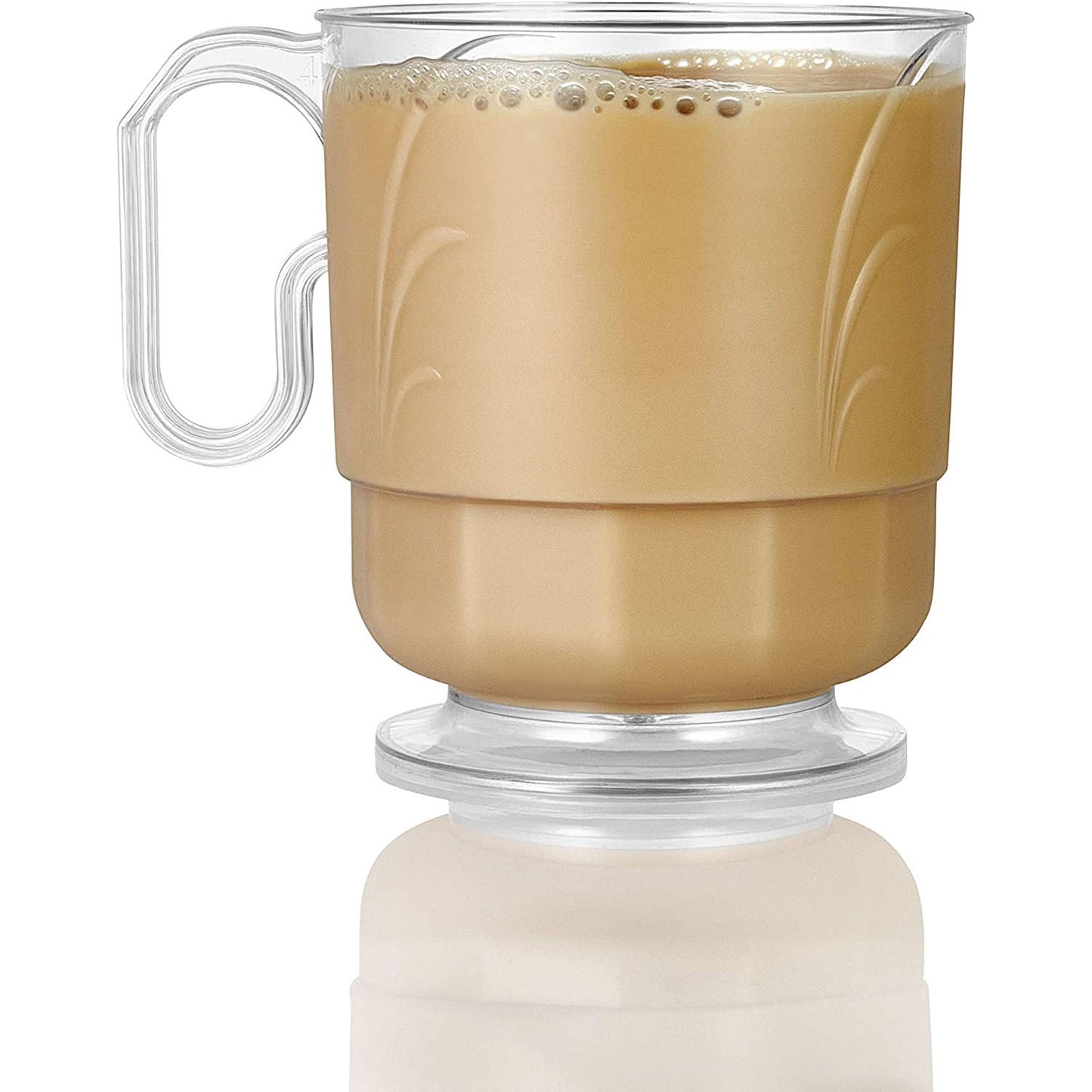 Mug 8 oz Elegance Clear Coffee Tablesettings Lillian