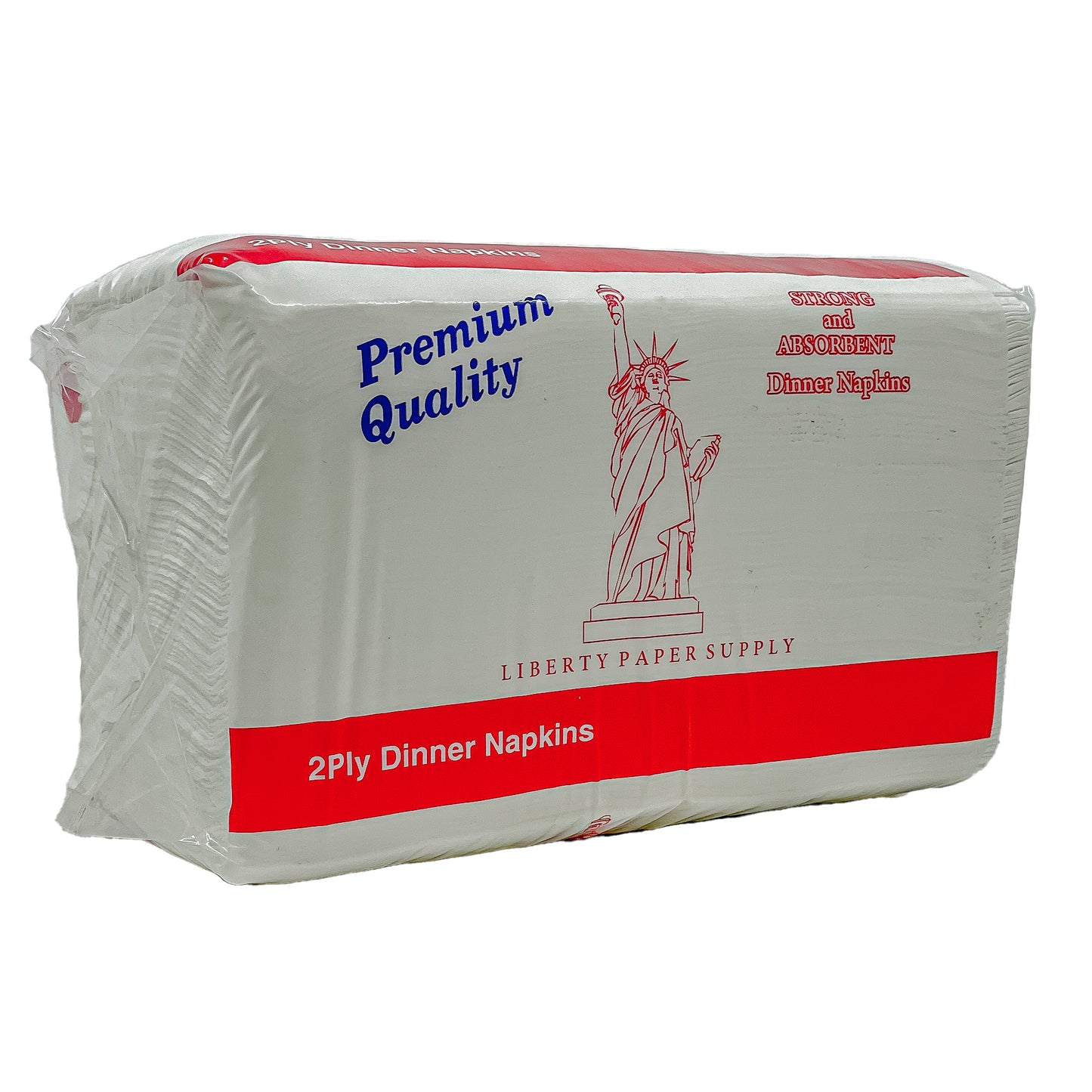 BULK White 2 Ply Dinner Napkins "VALUE PACK" Napkins LIBERTY PAPER SUPPLY