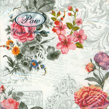 Royal Rose Lunch Napkins 20 Ct Tablesettings Decorline   
