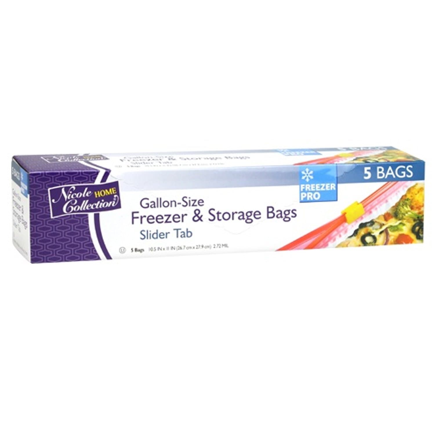 Complete Home Gallon Slider Storage Bag - Each