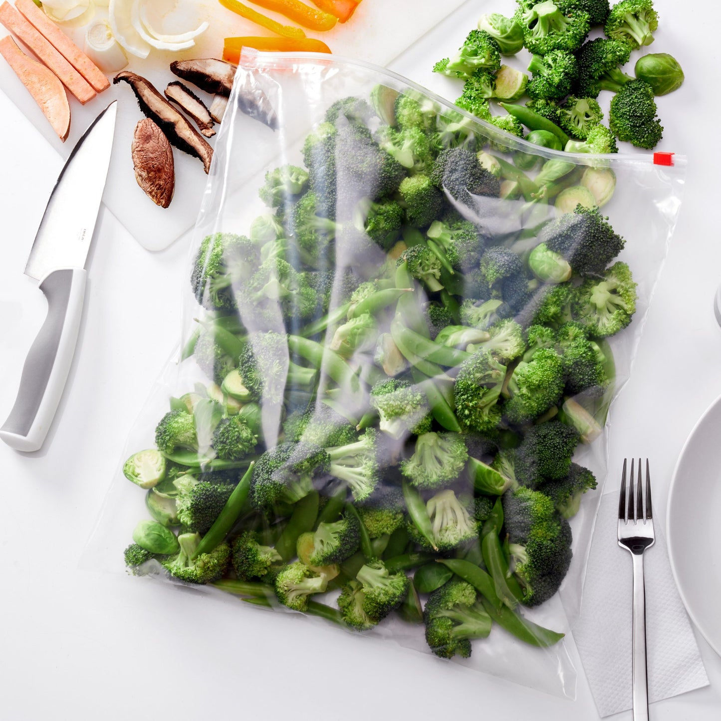 Nicole Home Collection Gallon Size Freezer Storage Bags with Slide Food Storage & Serving VeZee