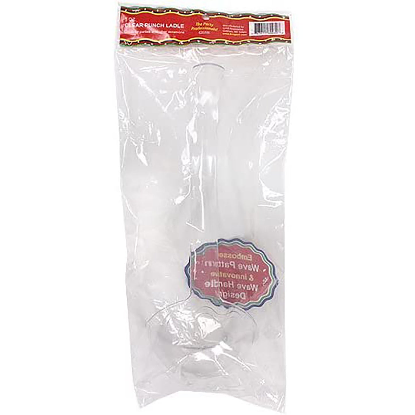 5 oz Clear Plastic large Punch Ladle 12" Serverware Party Dimensions