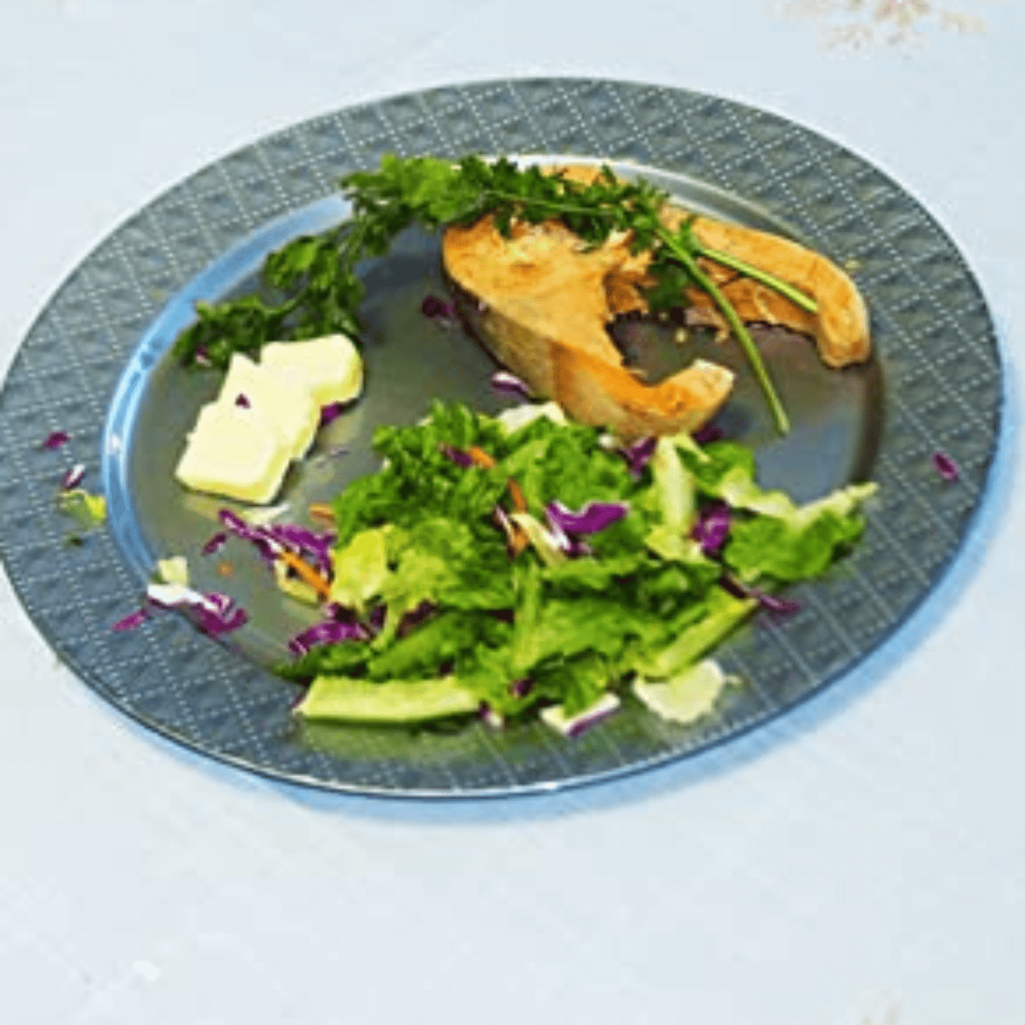 Charger Diamond Design Plates Silver 13" 2CT Tablesettings Decorline