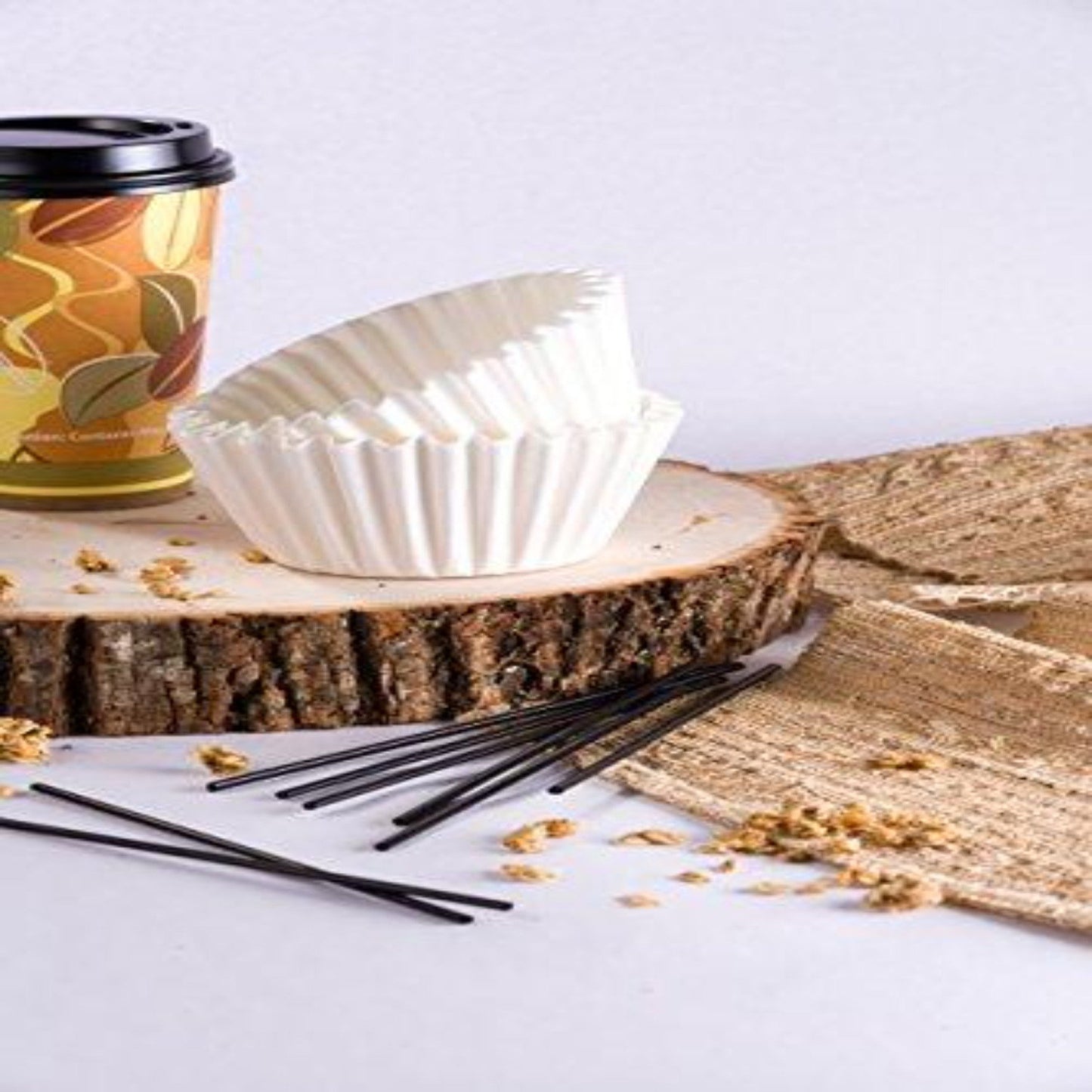 Heavy Duty Coffee Stirrer Straws - Black - 7" Tops & Straw VeZee