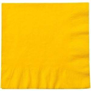 SALE Sunshine Yellow Lunch Napkins 20 count  Party Dimensions   