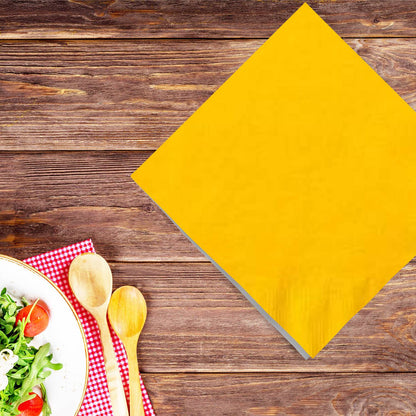 SALE Sunshine Yellow Lunch Napkins 20 count  Party Dimensions   