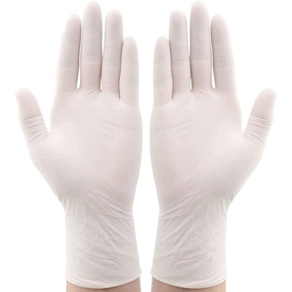 100 PC Latex Powder Free Disposable Gloves - Small Gloves OnlyOneStopShop   