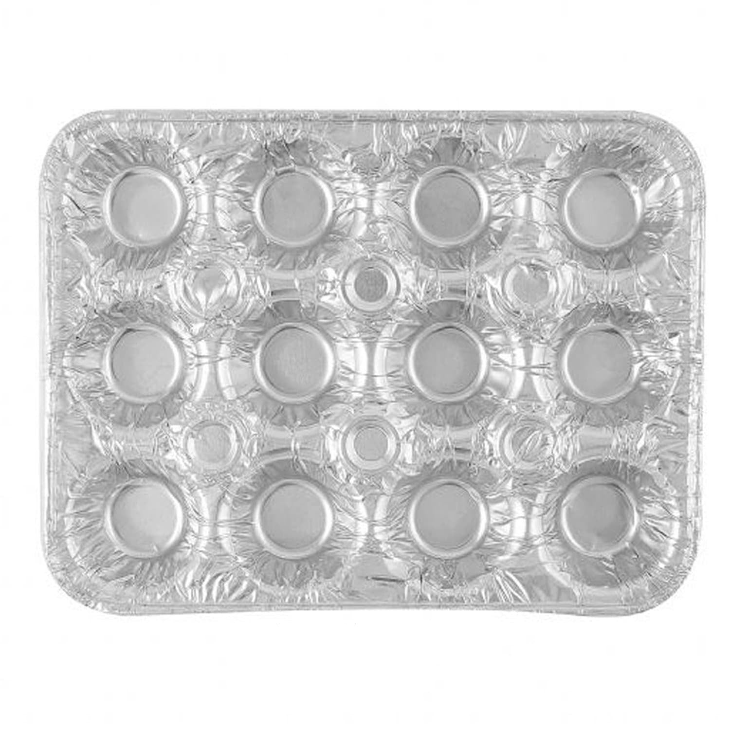 Disposable Aluminum Foil 6 cup Muffin Tray