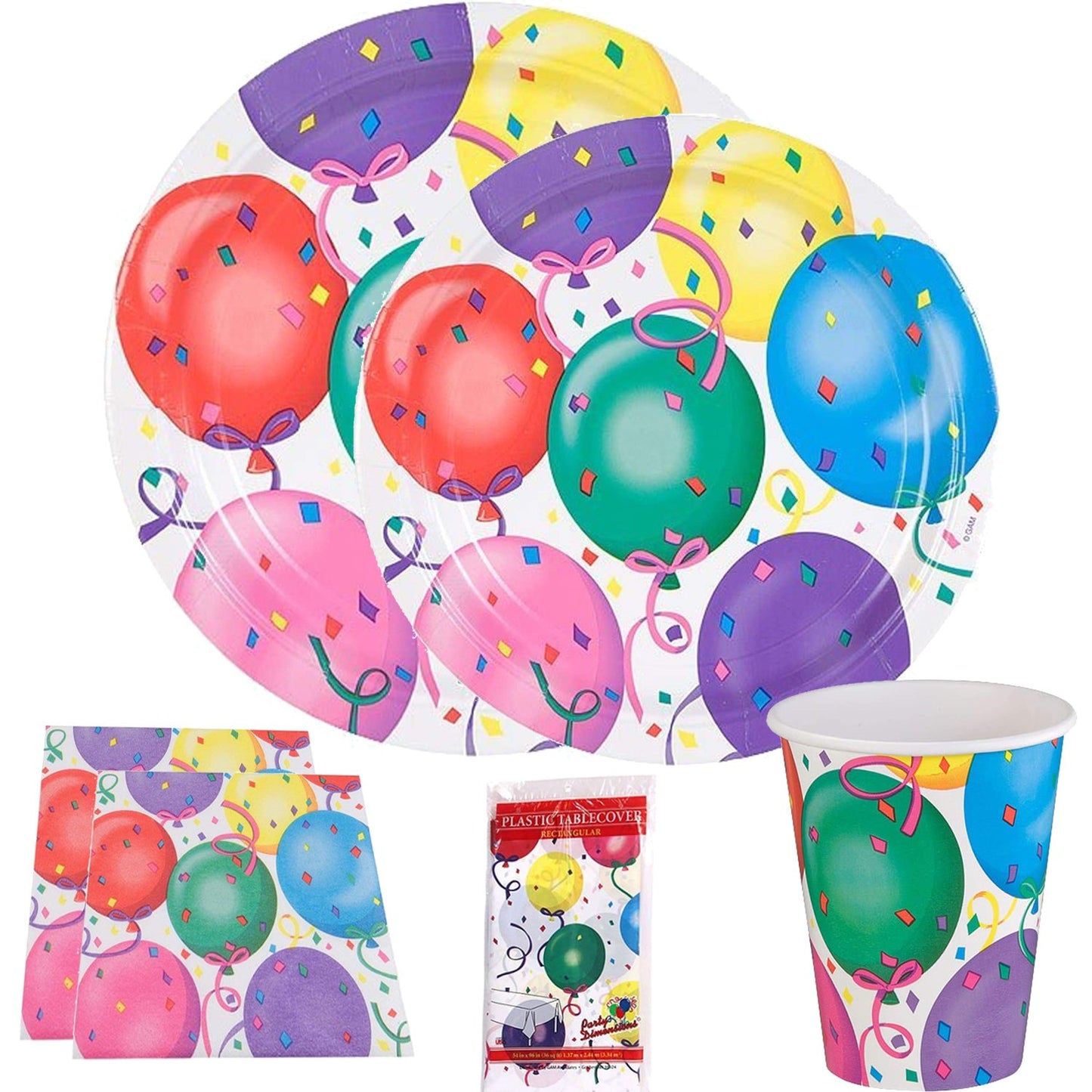Birthday-Party Healy's Balloons 54"X96" Rectangular Plastic Cover:1CT Party Supplies Hanna K Signature