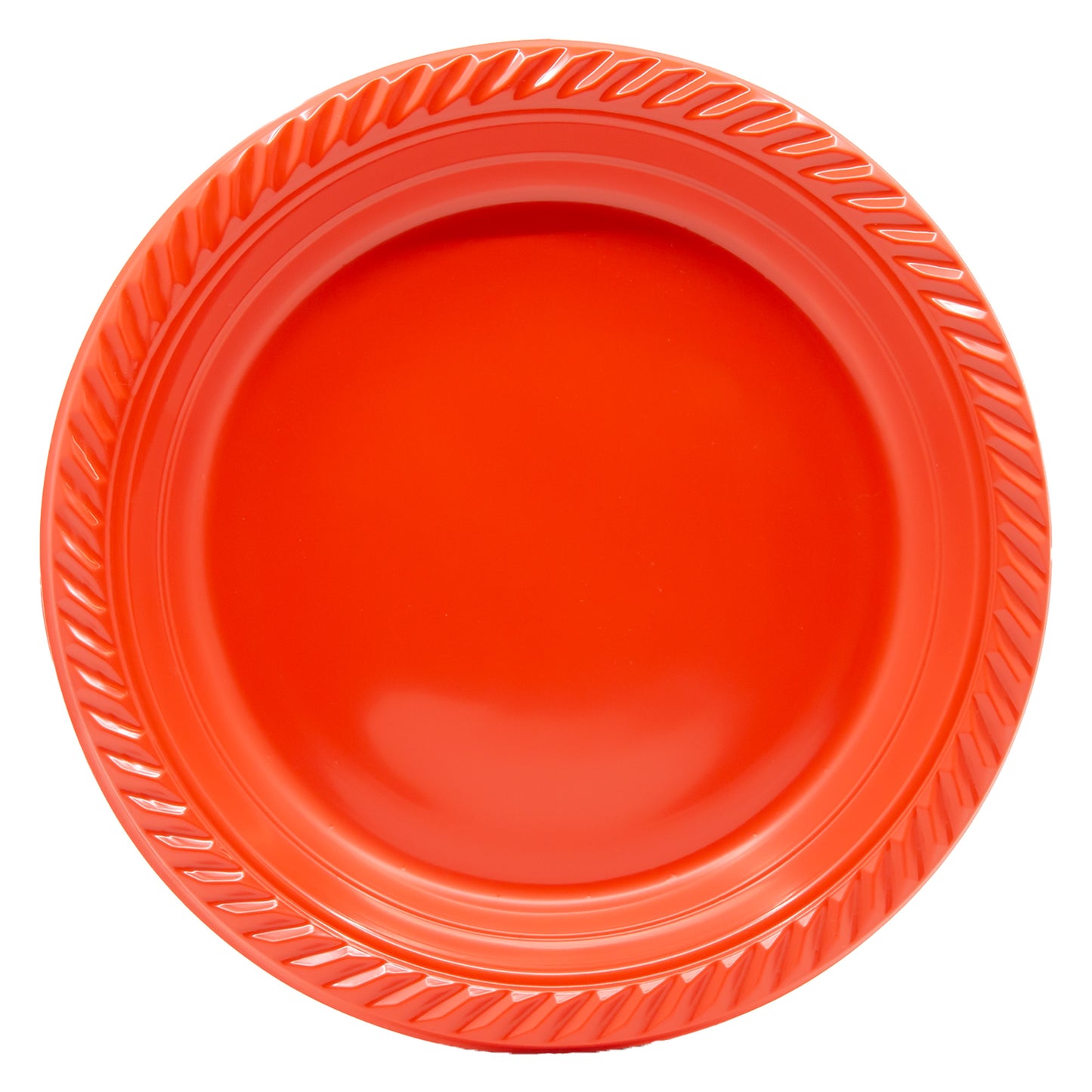 Ideal Dining 7" Light Weight  Red Plastic plates Good to use in Microwave Plastic Plates Ideal Dining   