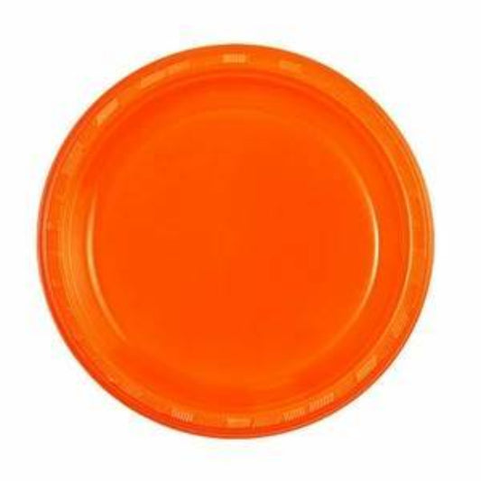 SALE Hanna K. Signature Plastic Plates Orange 7" 50 count  Hanna K   