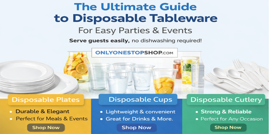 The Ultimate Guide to Disposable Tableware for Easy Parties & Events