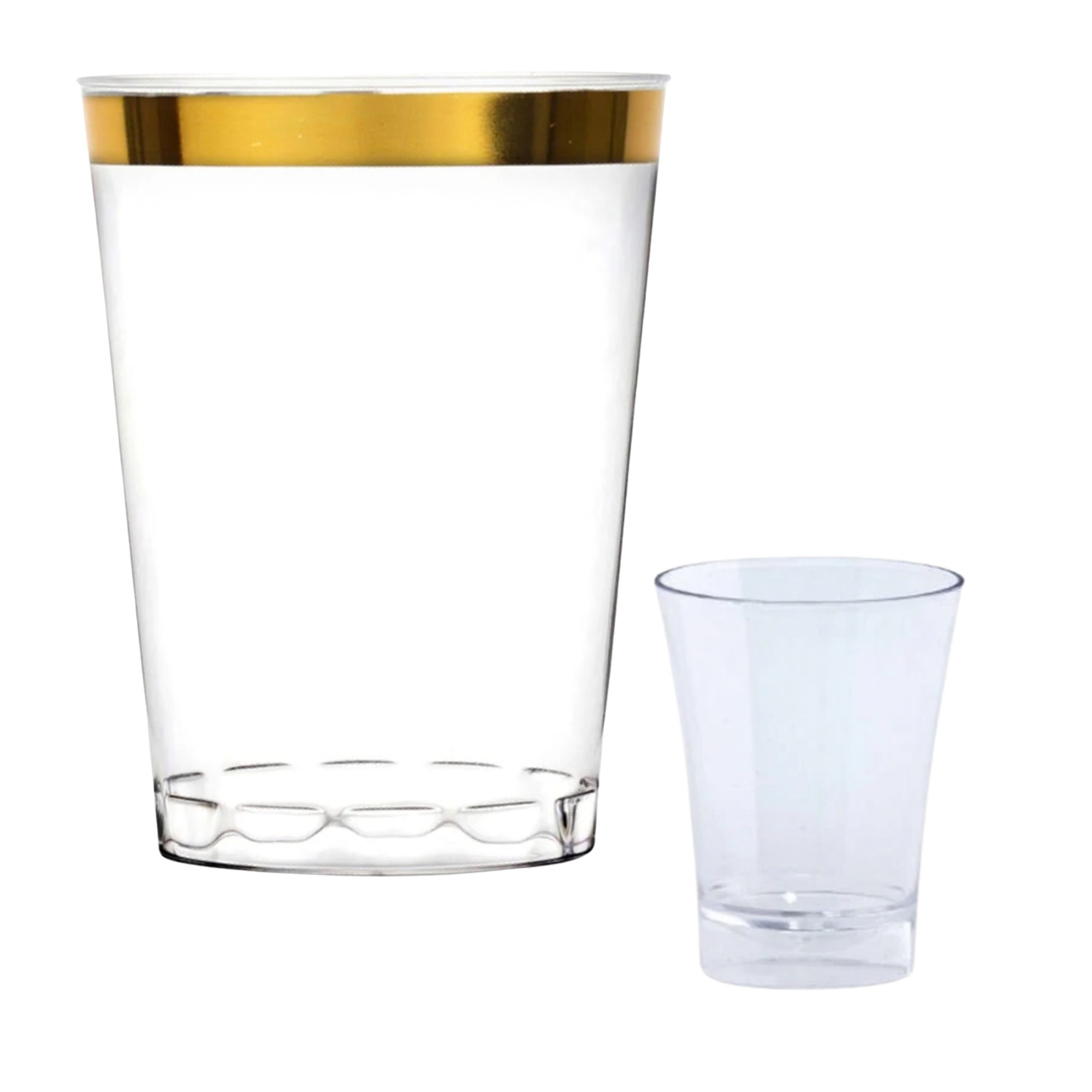 Disposable Plastic Tumblers and Shot Glasses Collection