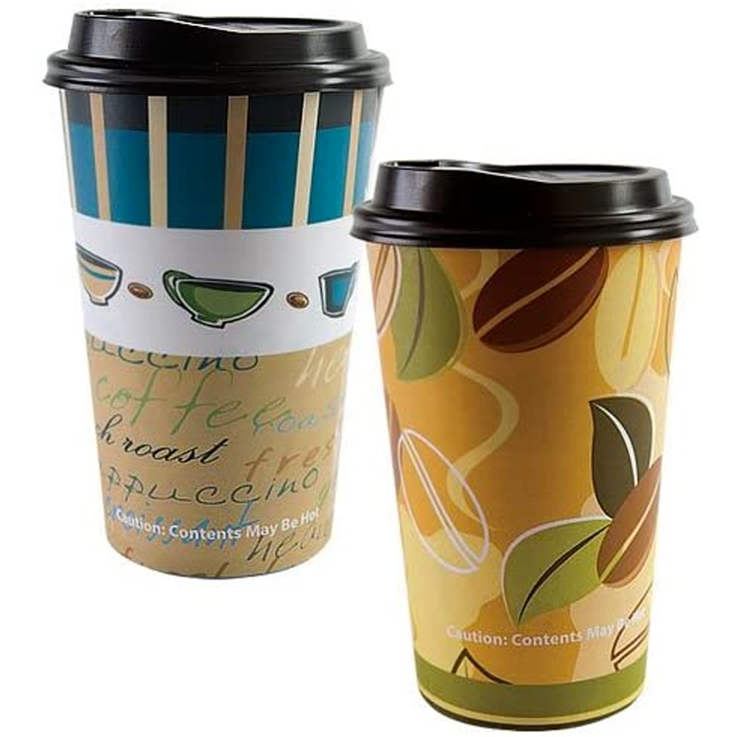 Disposable Paper Cups with Lids for Hot & Cold Drinks – OnlyOneStopShop