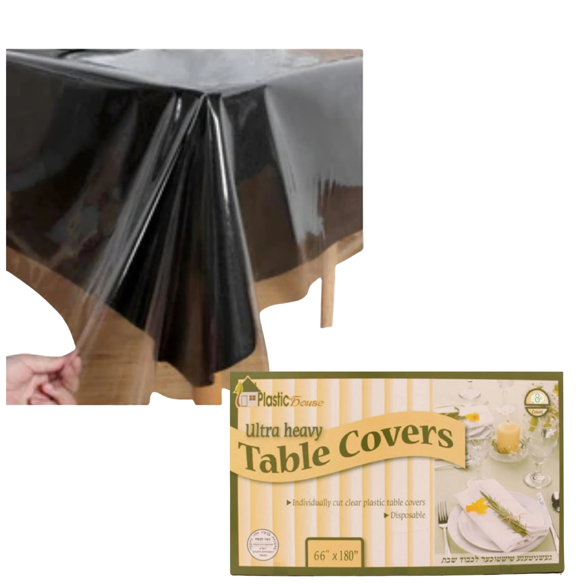 Ultra Heavy Clear Plastic Tablecovers for Protection
