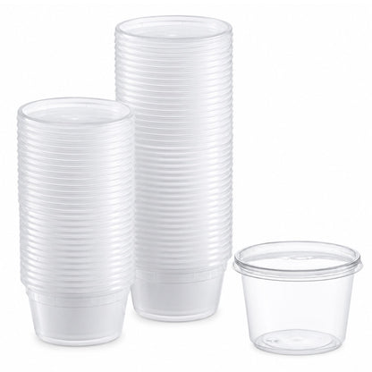 *WHOLESALE* 16oz Lightweight Deli Containers with Lids Disposable Plastic 500/case Food Storage & Serving VeZee