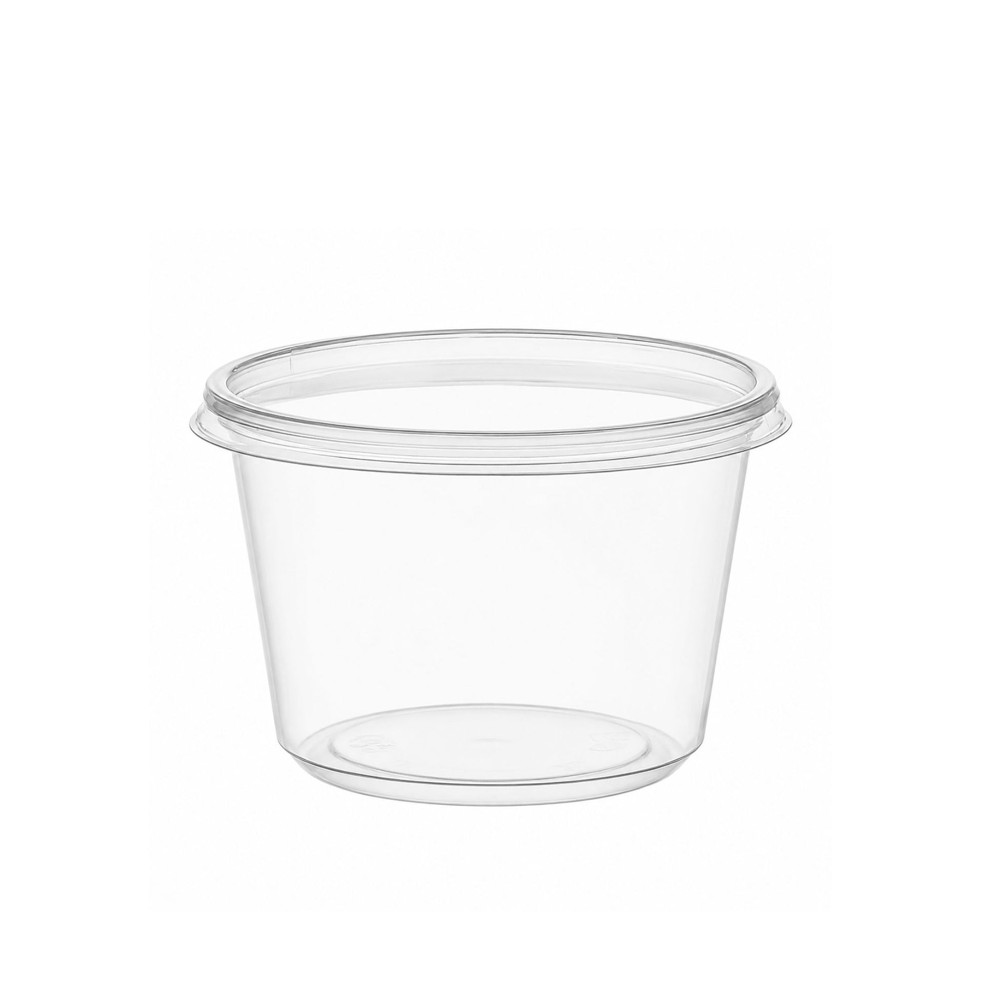 *WHOLESALE* 16oz Lightweight Deli Containers with Lids Disposable Plastic 500/case Food Storage & Serving VeZee