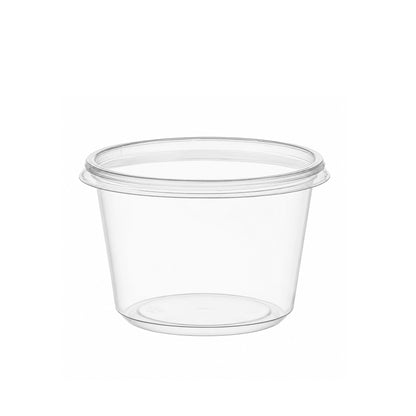 *WHOLESALE* 16oz Lightweight Deli Containers with Lids Disposable Plastic 500/case Food Storage & Serving VeZee