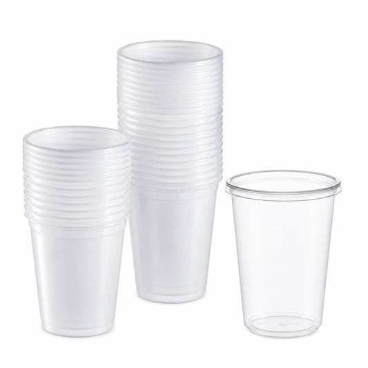 *WHOLESALE* 32oz Lightweight Deli Containers with Lids Disposable Plastic 500/case Food Storage & Serving VeZee
