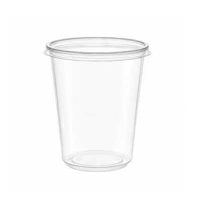 *WHOLESALE* 32oz Lightweight Deli Containers with Lids Disposable Plastic 500/case Food Storage & Serving VeZee