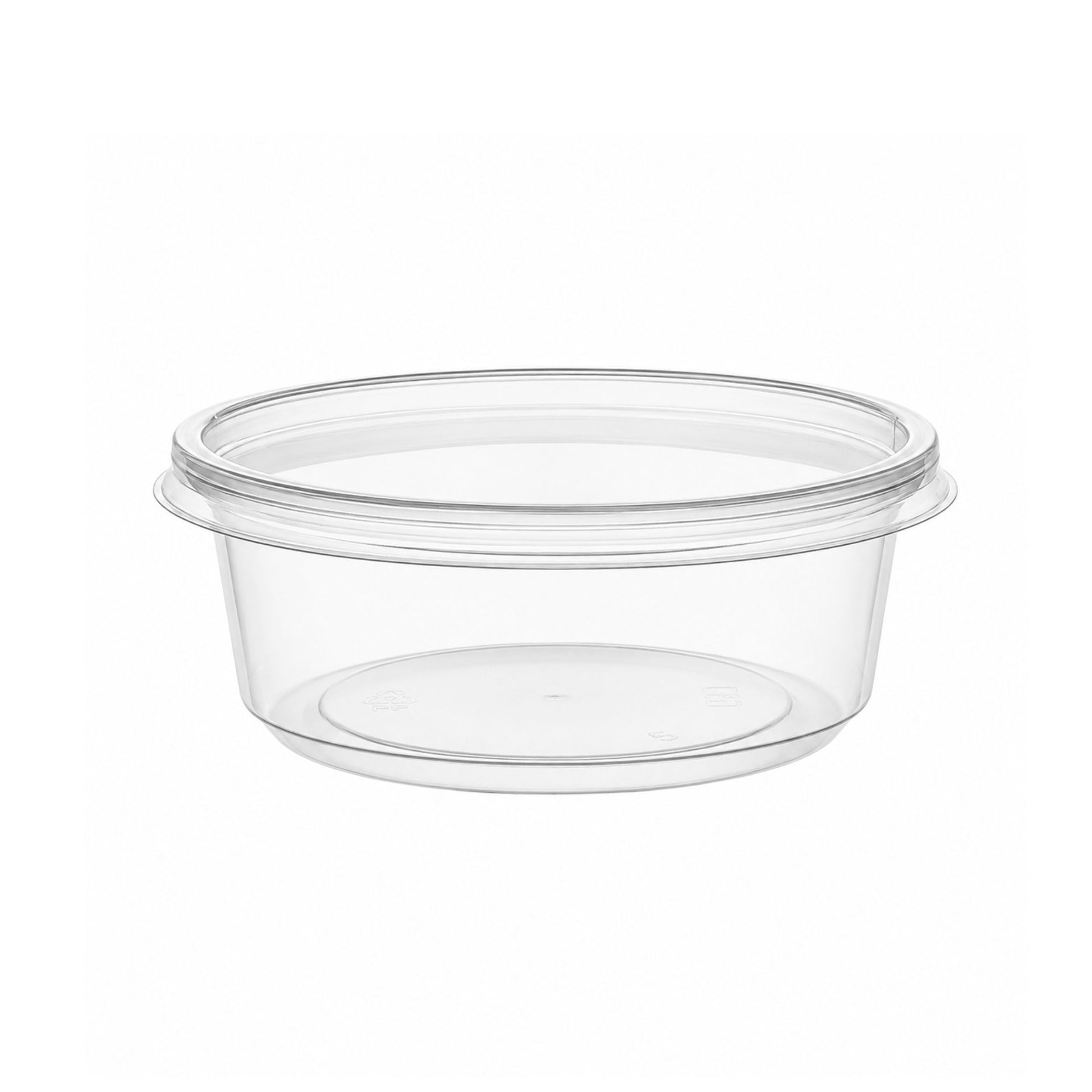 *WHOLESALE* 8oz Lightweight Deli Containers with Lids Disposable Plastic 500/case Food Storage & Serving VeZee