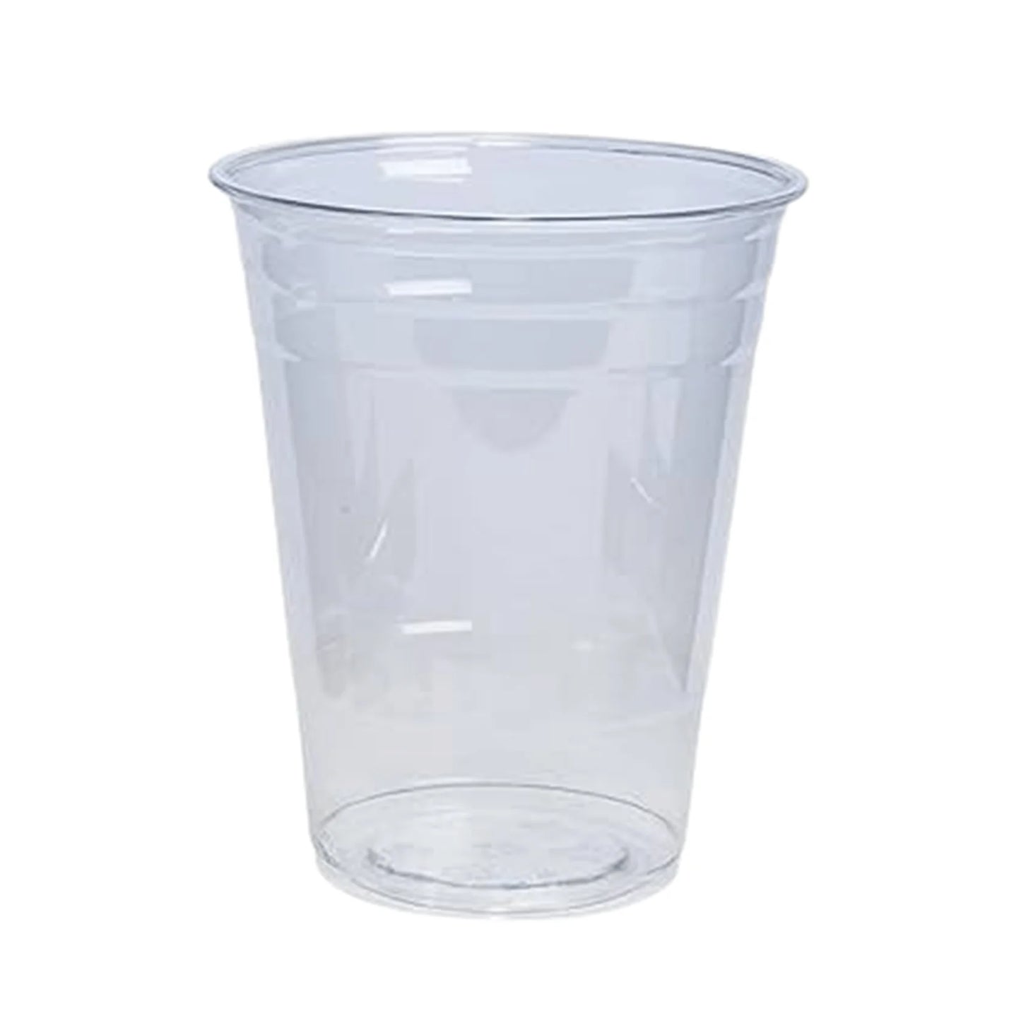 16oz Clear PET Plastic Cups with Dome Lid & Straw Smoothie Cups VeZee