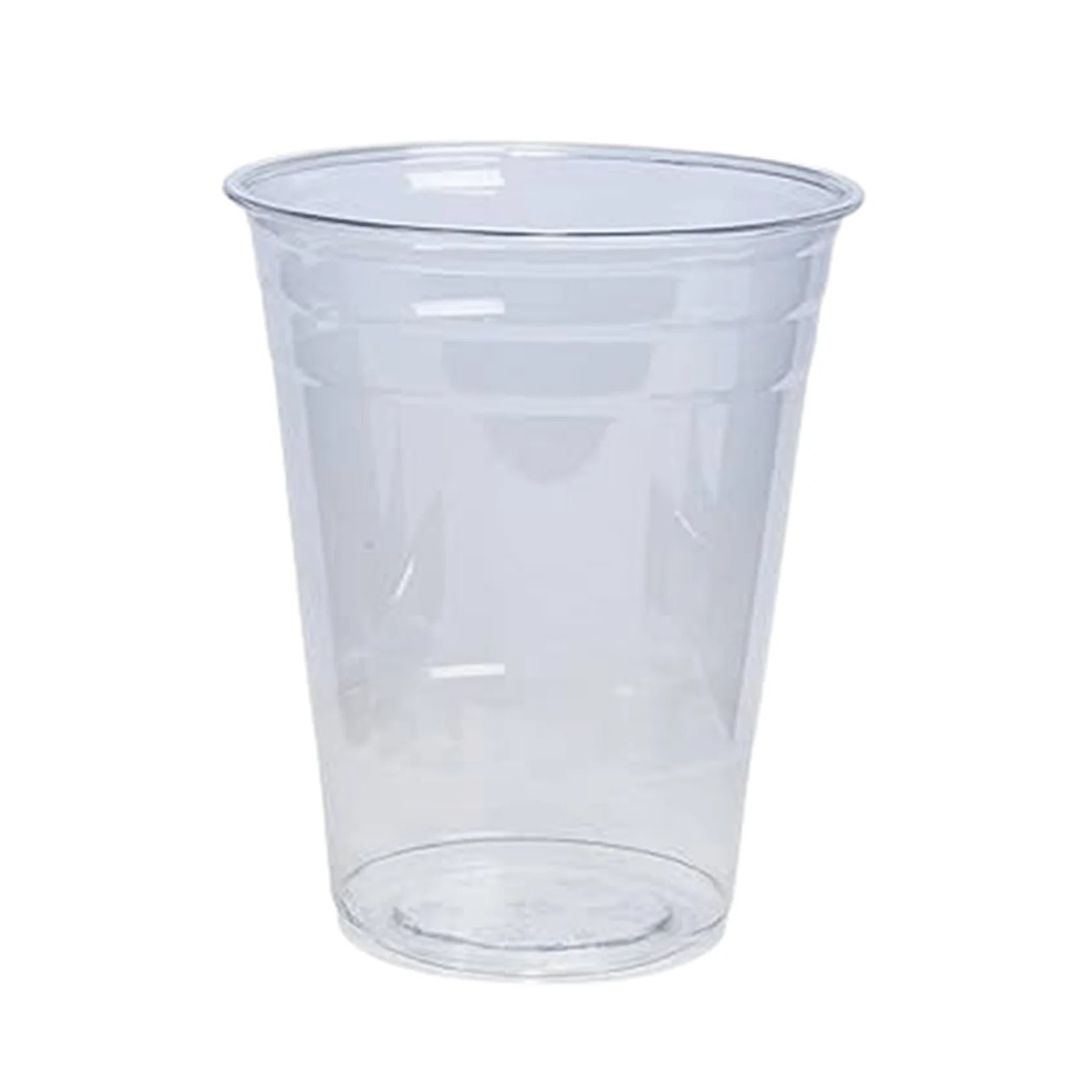 16oz Clear PET Plastic Cups with Dome Lid & Straw Smoothie Cups VeZee