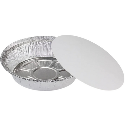 *WHOLESALE* Board Lids for 9" Aluminum Round Pan | 500 ct/case Disposable JetFoil   