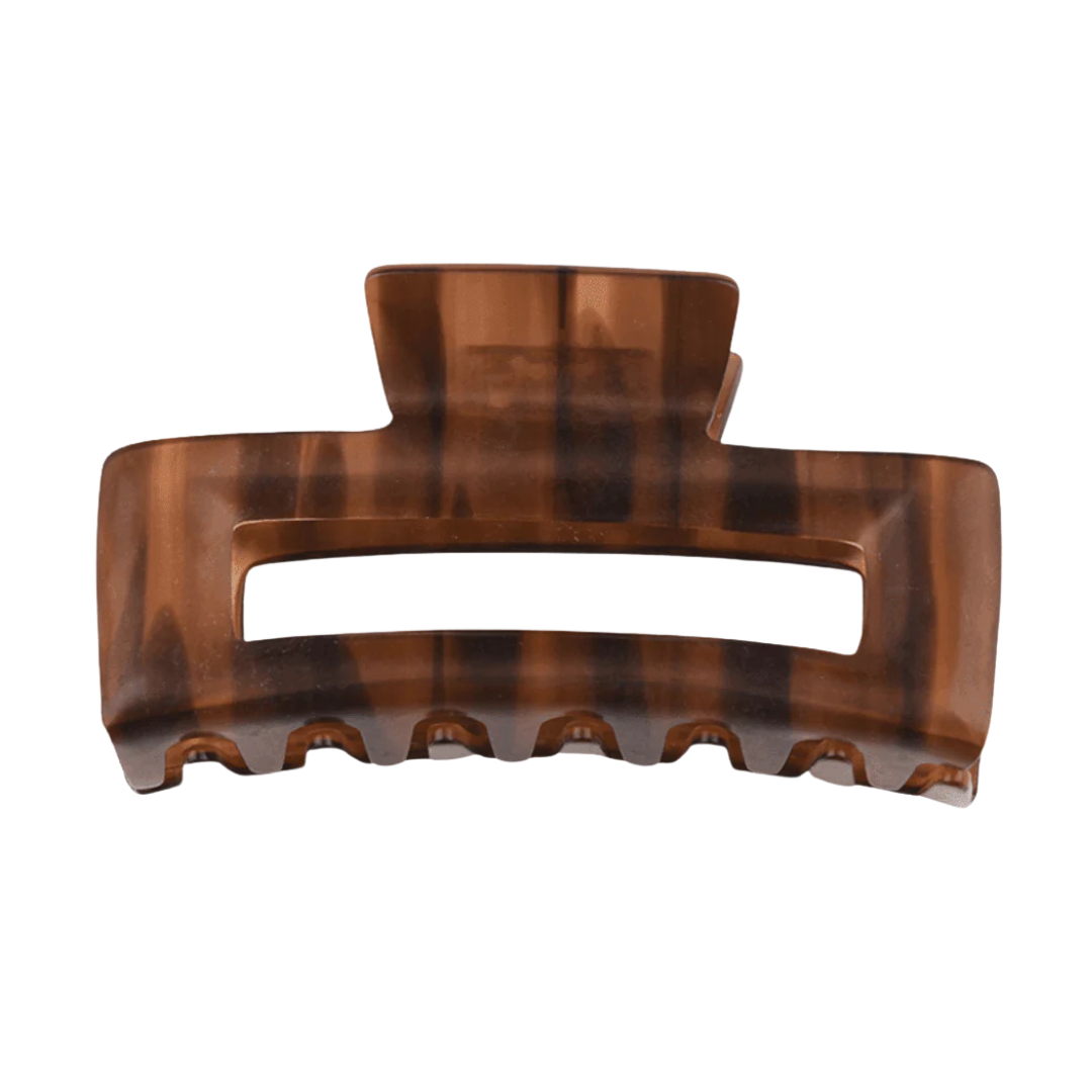 99¢ Claw Clip- Hair Clip – Strong Hold for Thick Hair Hair Clipper & Trimmer Accessories VeZee Brown