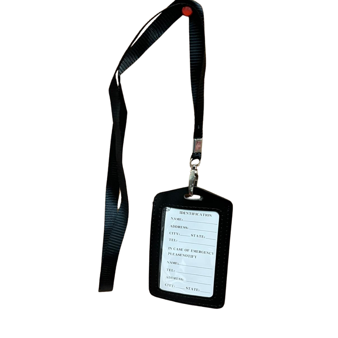 99¢ Identification Card Holder with Neck Ribbon Nail Clippers 555 Three five