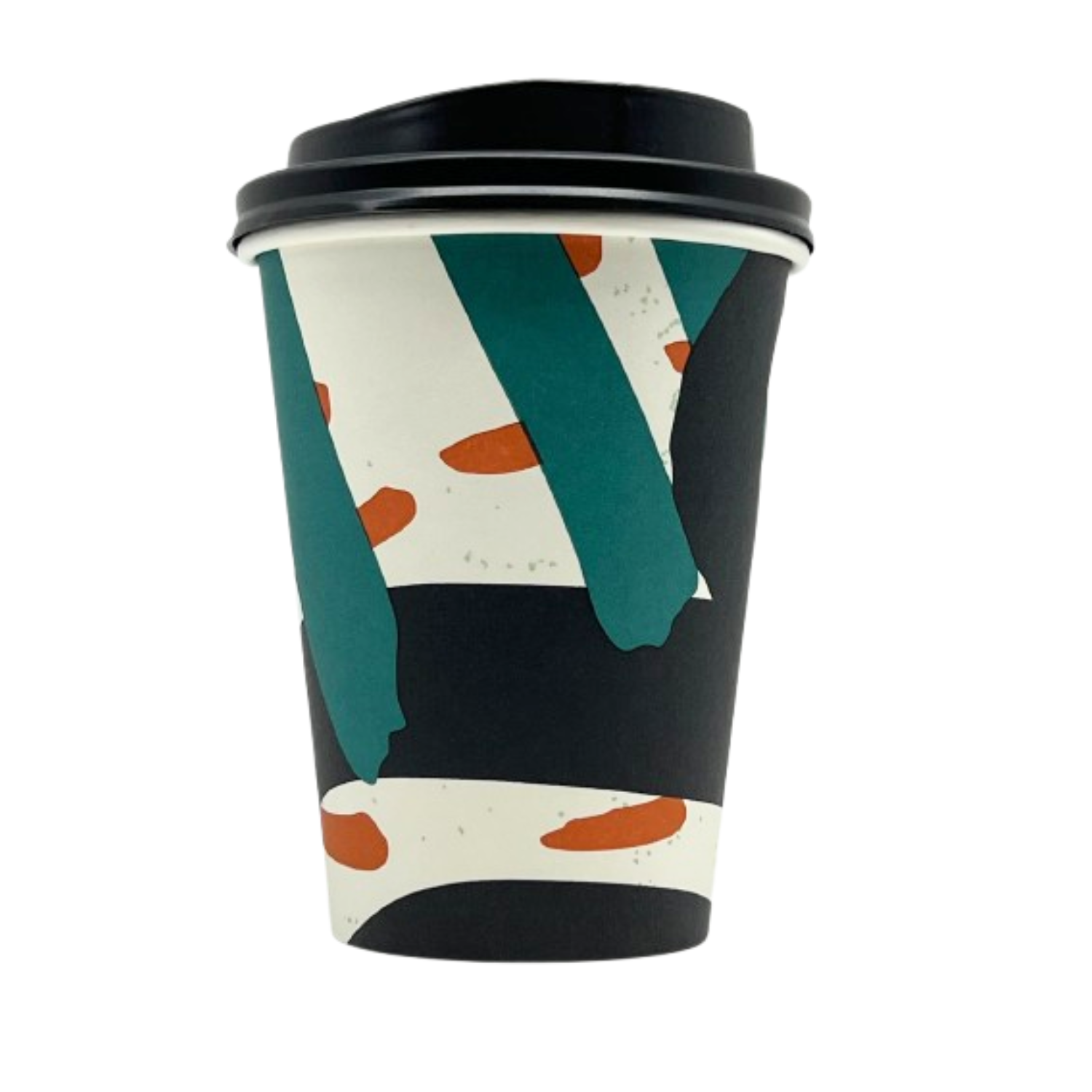 Doodles Everyday Paper 12oz Hot/Cold Cups With Lids Paper Cups Nicole Collection   