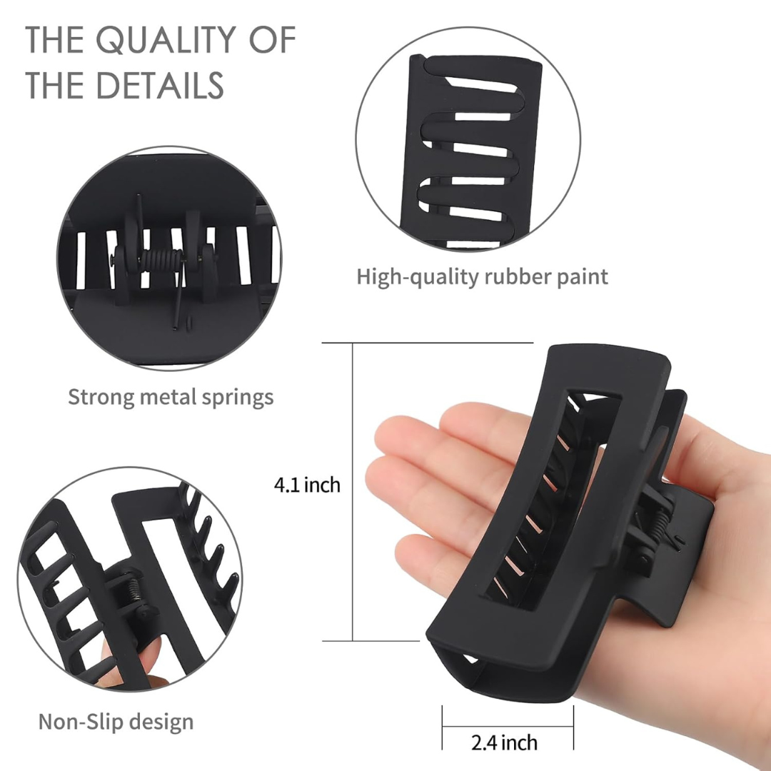 99¢ Claw Clip- Hair Clip – Strong Hold for Thick Hair Hair Clipper & Trimmer Accessories VeZee