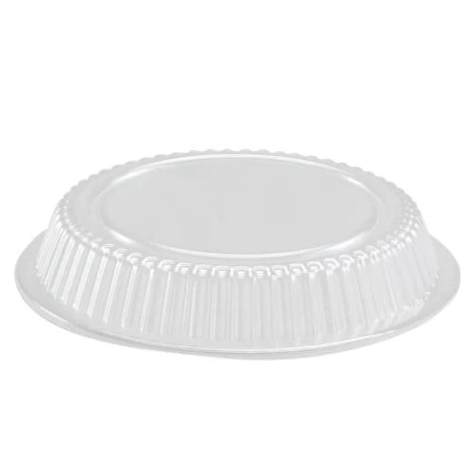 7" Clear Dome Lids for Aluminum Round Pan Disposable JetFoil   