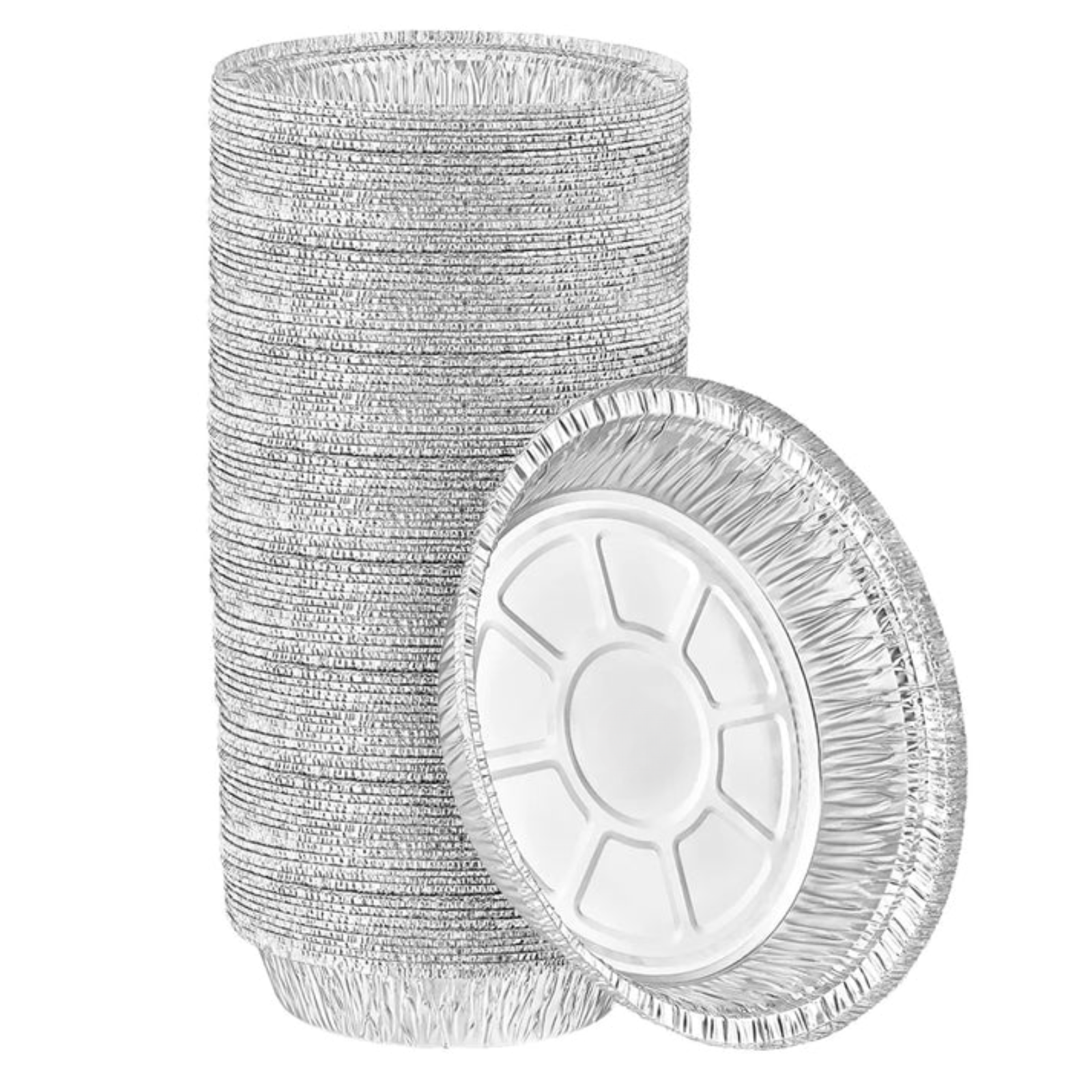 Disposable 7” Aluminum Foil Round Pans Disposable JetFoil   