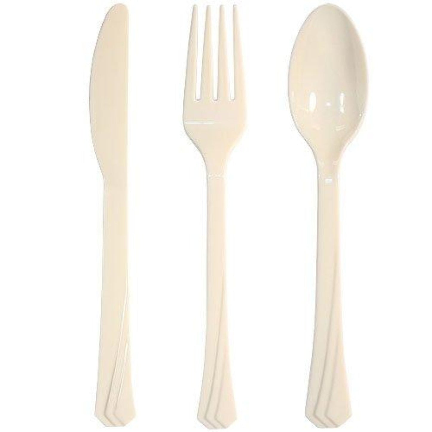 *WHOLESALE* Hanna K. Signature Heavyweight Plastic Soupspoon Ivory: 1224CT Cutlery Hanna K Signature