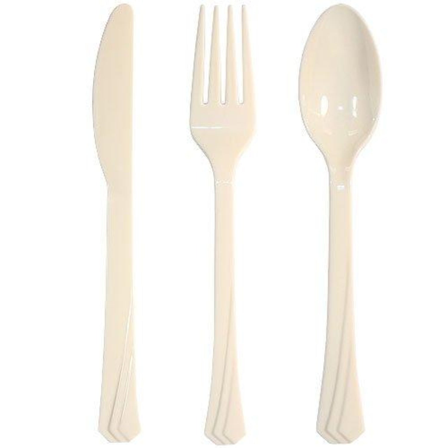 *WHOLESALE* Hanna K. Signature Heavyweight Plastic Soupspoon Ivory: 1224CT Cutlery Hanna K Signature