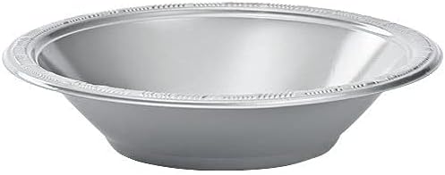 Hanna K. Signature Plastic Bowl Silver 12 oz Bowls Hanna K   