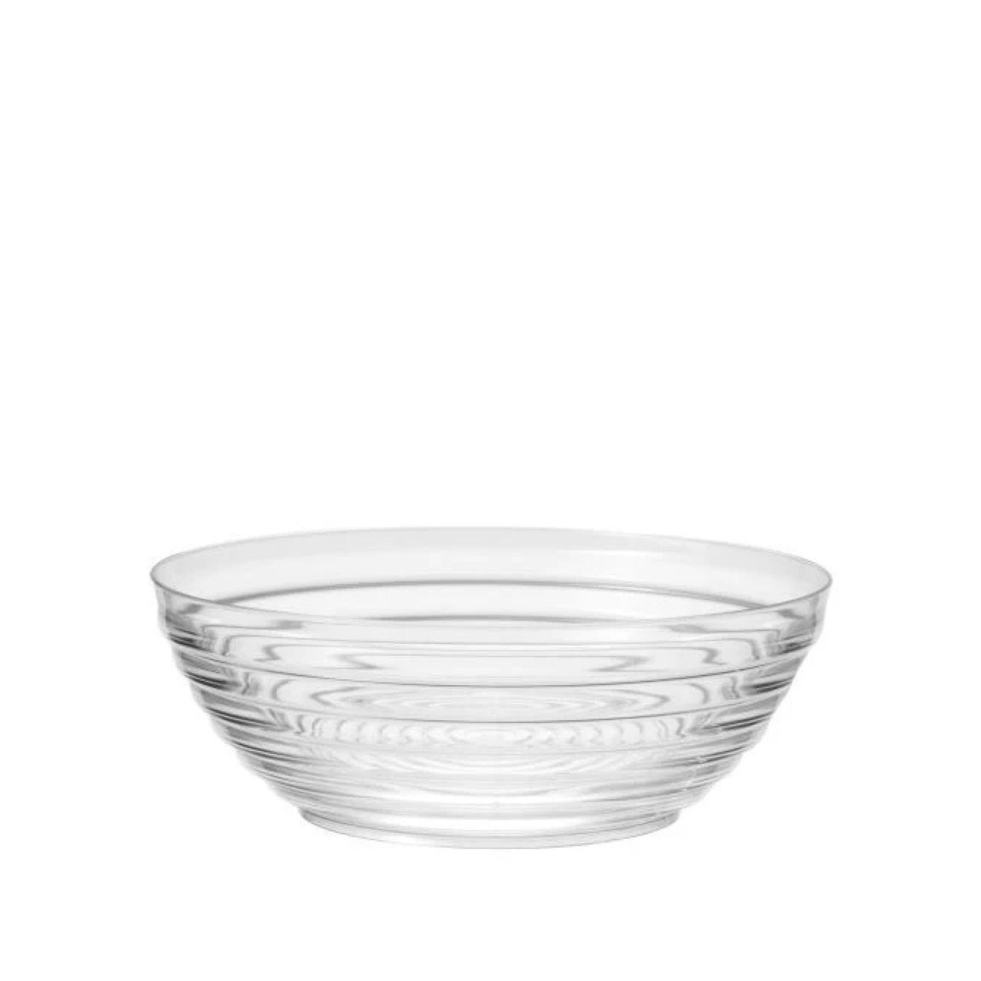 2.5 Quart 9.5 inch Medium Ringed Serving Bowl Heavyweight Plastic Serverware Hanna K Signature