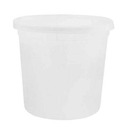 *WHOLESALE* 168oz Extra Strong Quality Heavyweight Disposable Plastic Deli Container with Lids: 100/Case