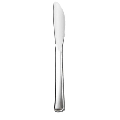 Premium Plastic Knife Polished Silver Tablesettings Lillian