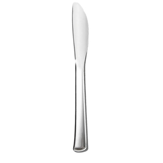 Premium Plastic Knife Polished Silver Tablesettings Lillian