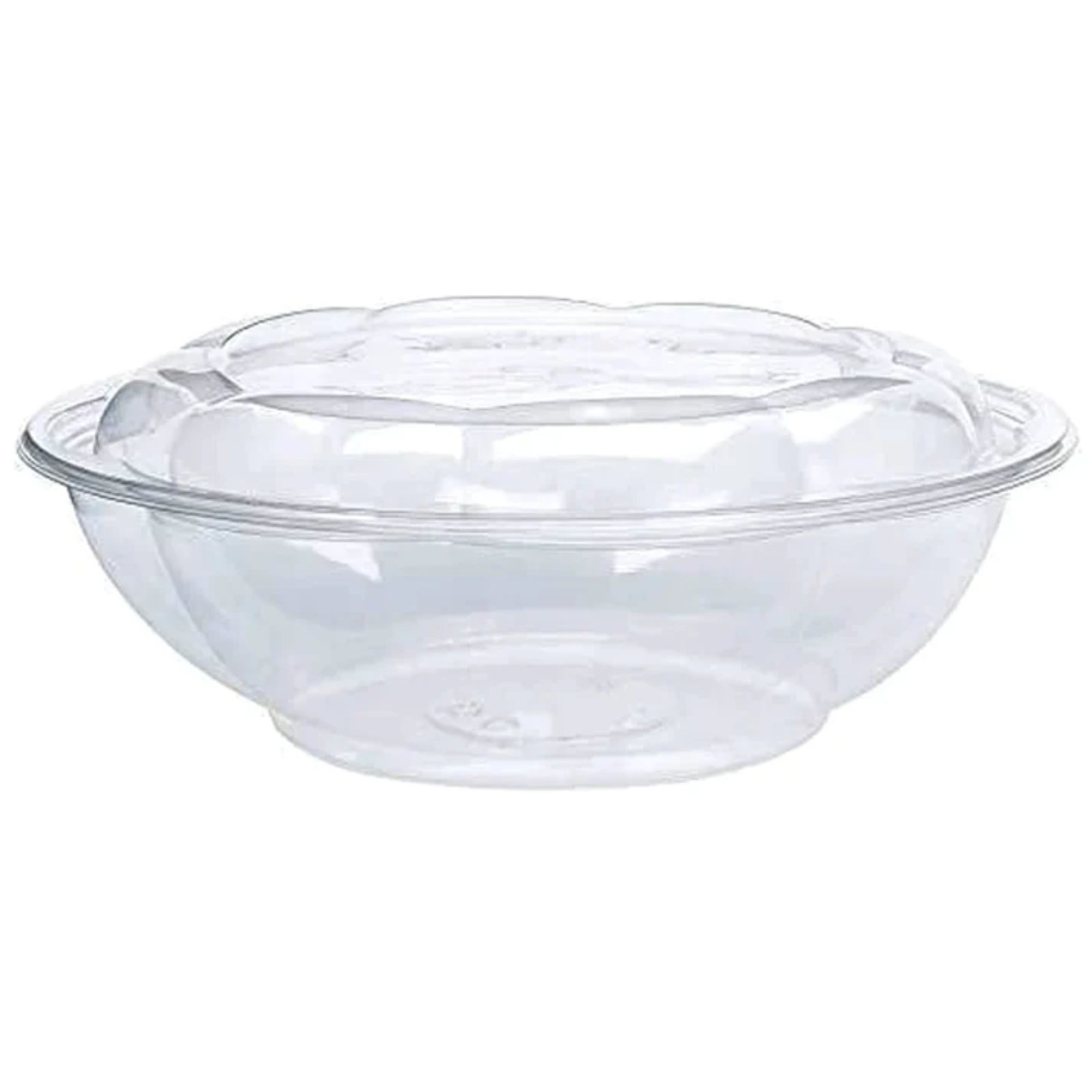 64oz Disposable Rose / Salad Bowls To-Go Containers with Airtight Lids Smoothie Cups VeZee   