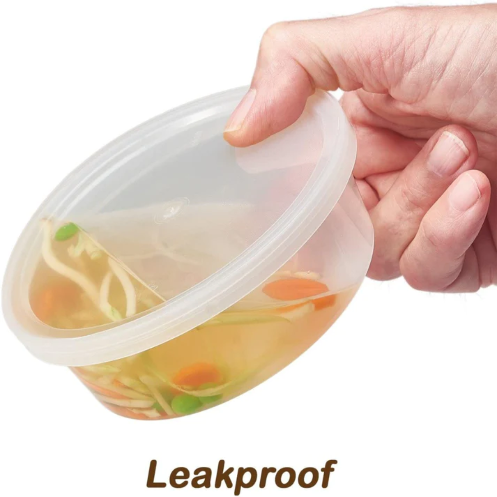 8oz Extra Strong Quality Heavyweight Deli Container with Lid Food Storage & Serving VeZee   