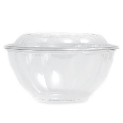 *WHOLESALE* 24oz. Rose / Salad Bowls To-Go Containers with lids | 150 ct/case Smoothie Cups VeZee   
