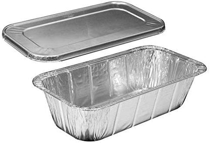 *WHOLESALE* Aluminum 5lb Rectangular Loaf Pans: Ideal for Baking | 200 PCS/Case Disposable VeZee