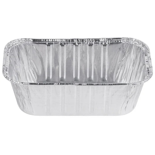 *WHOLESALE* Aluminum 1lb Rectangular Loaf Pans: Ideal for Baking | 1000 CT/Case Disposable VeZee   