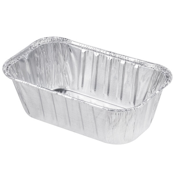 Disposable Aluminum 1lb Rectangular Loaf Pans: Ideal for Baking Disposable JetFoil   