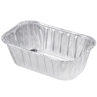 *WHOLESALE* Aluminum 1lb Rectangular Loaf Pans: Ideal for Baking | 1000 CT/Case Disposable VeZee   